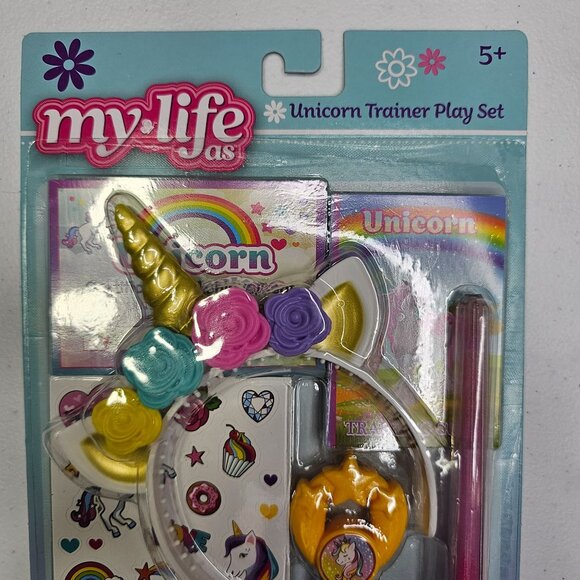My Life as 18" Doll Unicorn Trainer Play Set Accessories New Gift Stickers - Picture 2 of 7